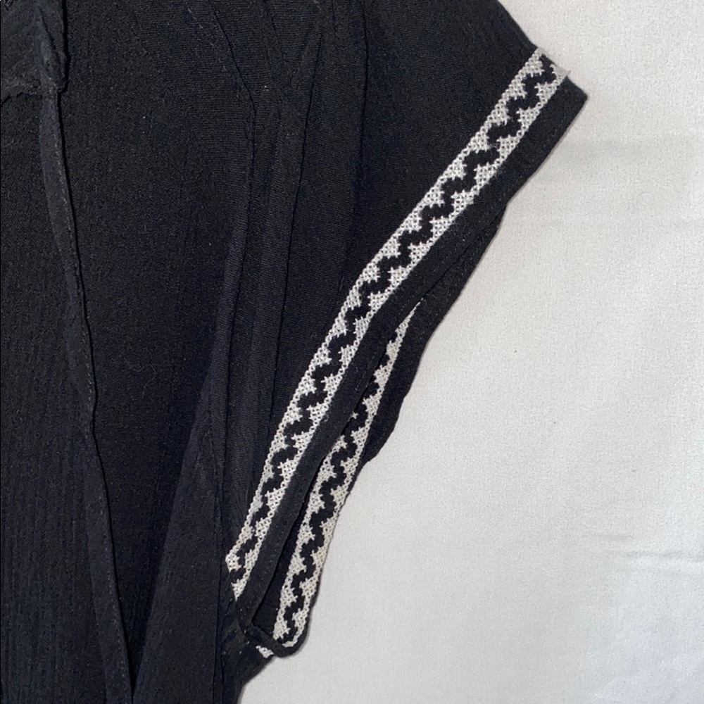 CeCe Black Jumpsuit with Waist Tie - Picture 8 of 12
